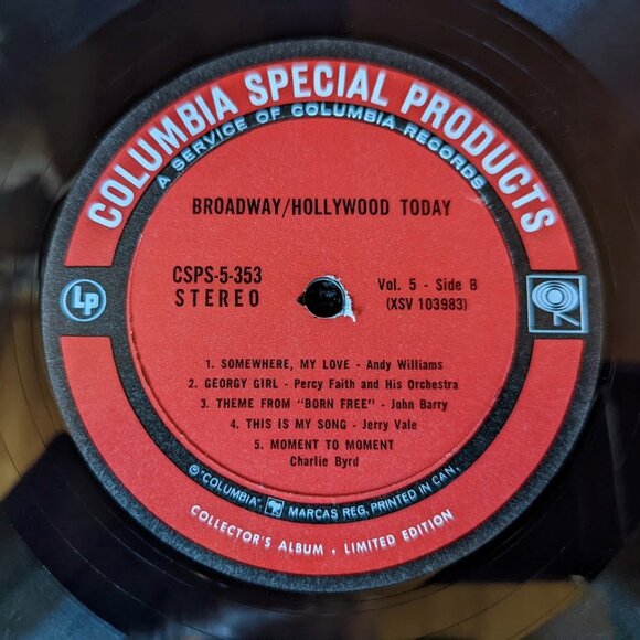 Vintage 5-Record Box Set – Music Blended . . . . Just For You - c 1960s - Picture 16 of 16